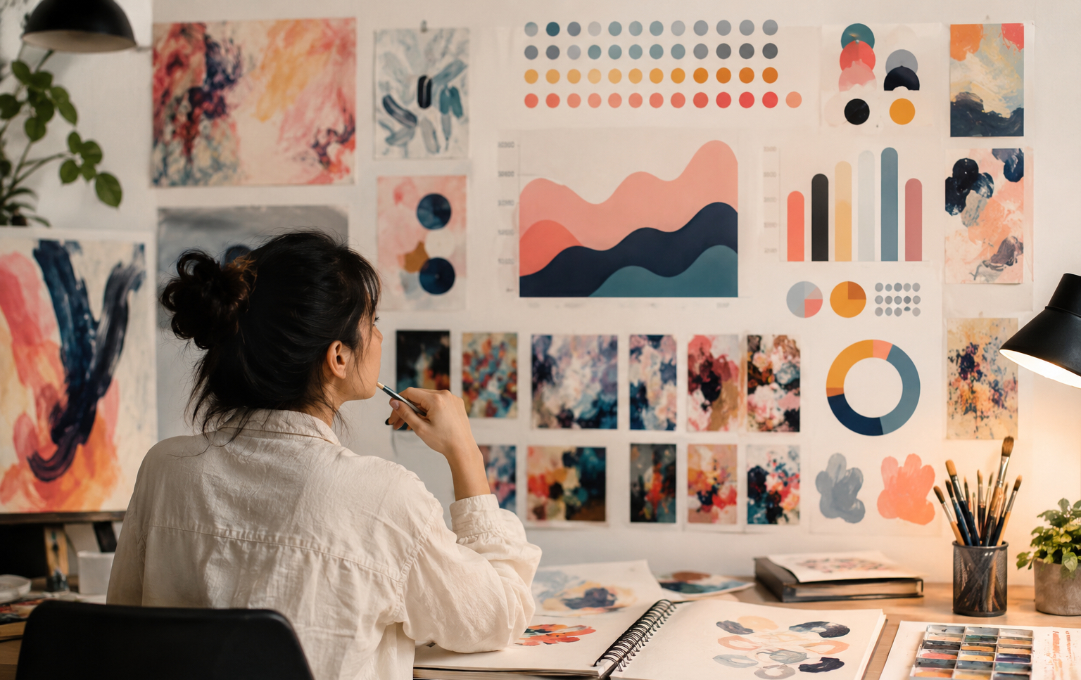 Artist experimenting across multiple creative styles
