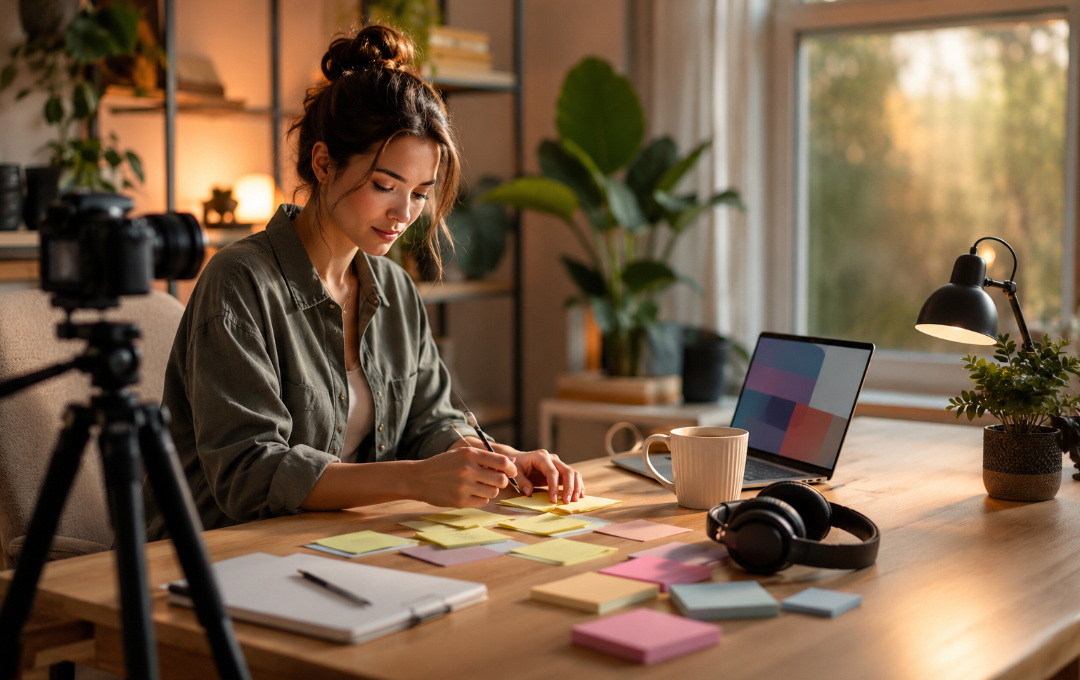 Creator staying patient during slow content growth
