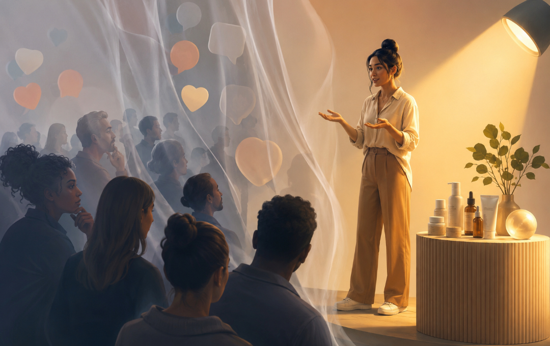 Landing page experience affecting influencer marketing conversions