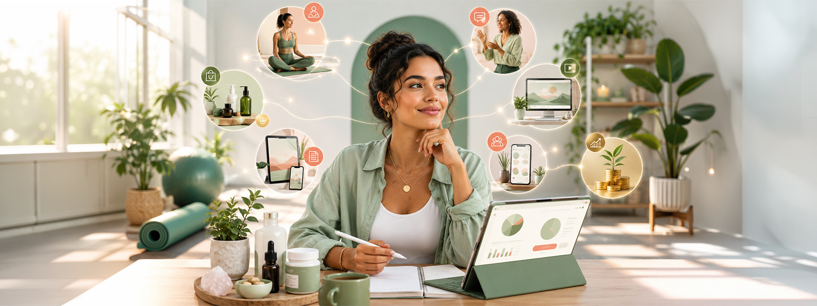 9 Wellness Business Ideas for Creators Looking to Monetize their Brand