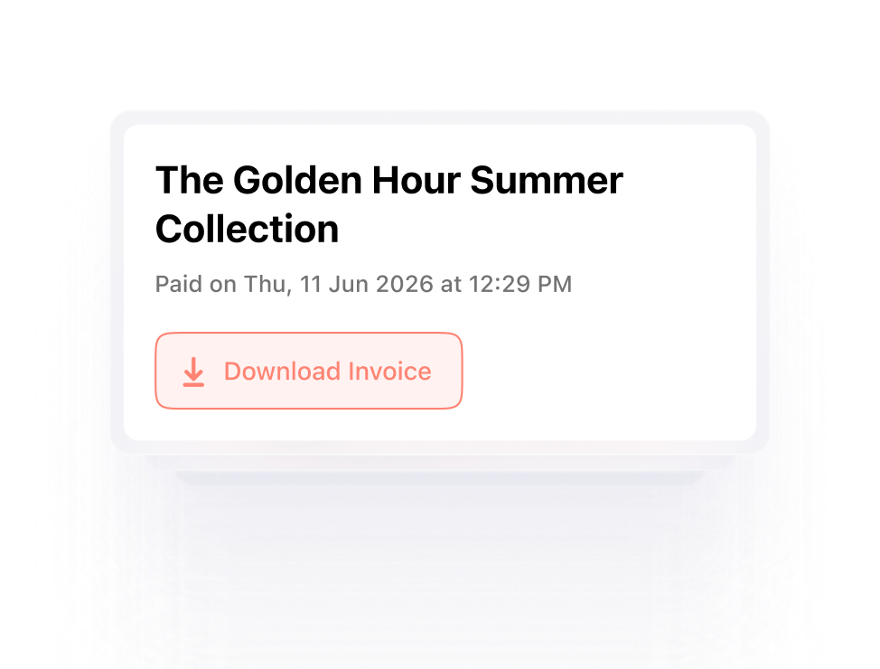 Downloadable Invoices