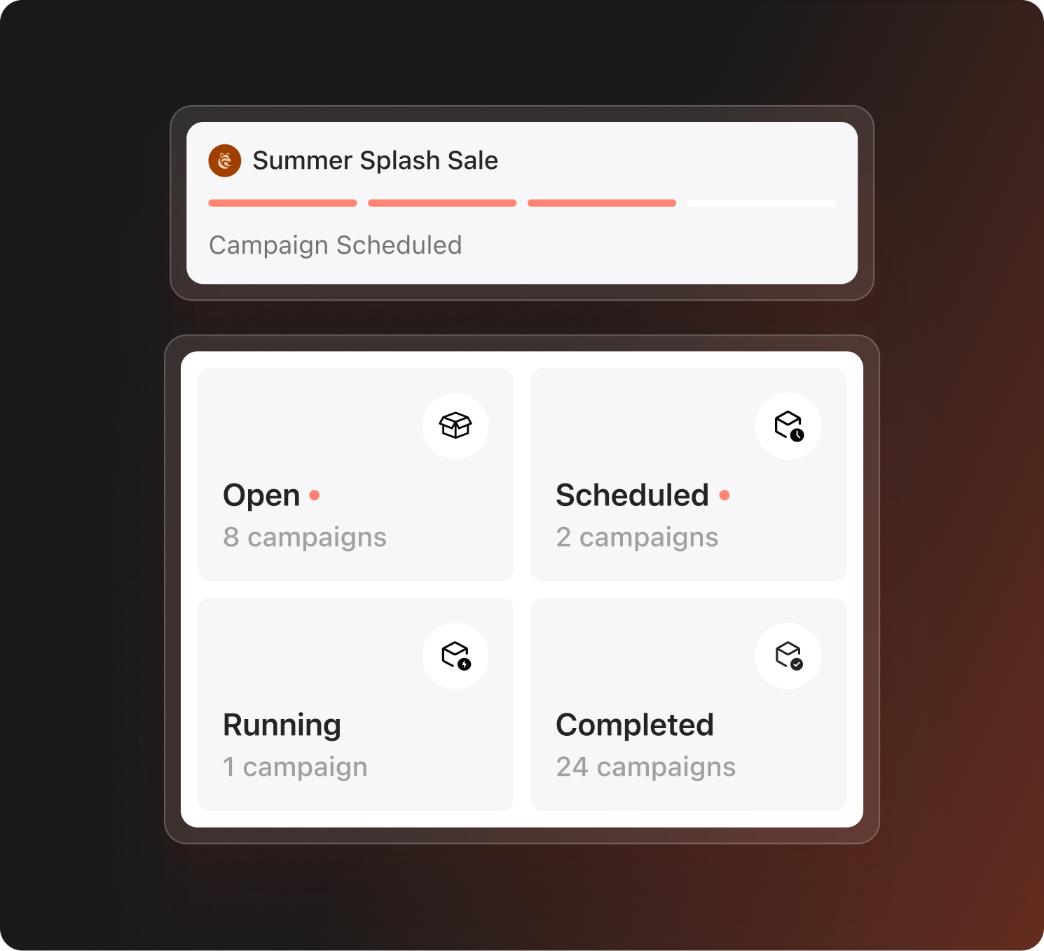Campaign tracking dashboard