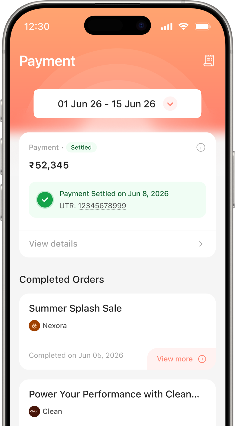 Creator payment workflow